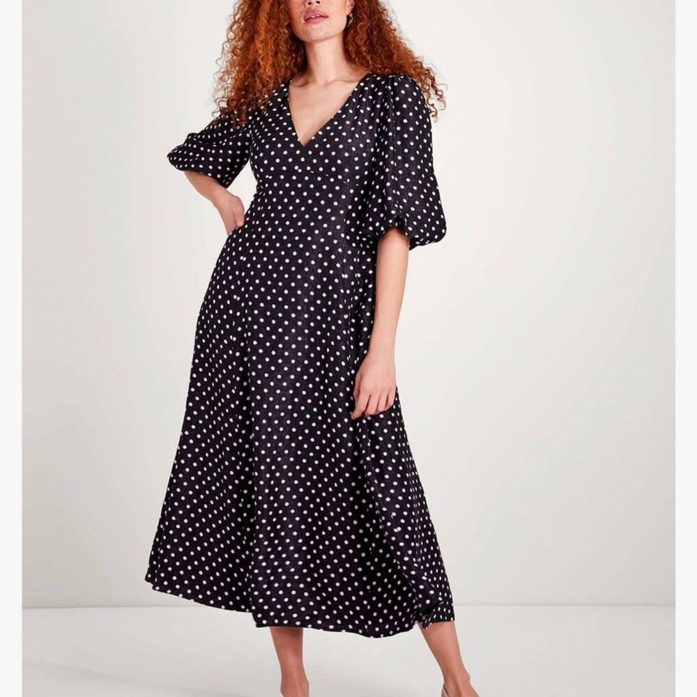 Kate Spade Harmony Dot Cloque Dress 4